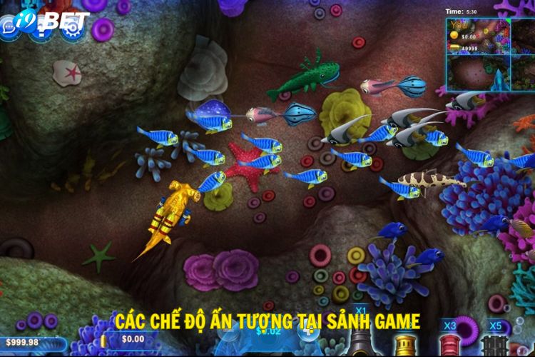 Các chế độ ấn tượng tại sảnh game