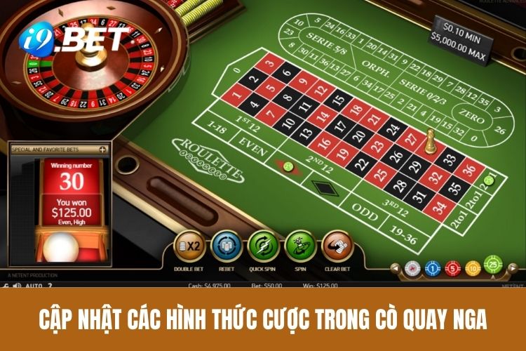 Cập nhật các hình thức cược trong Cò quay Nga